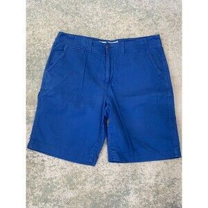 American Eagle Shorts Men 38 Blue Twill Longboard Casual Preppy Chinos Y2K